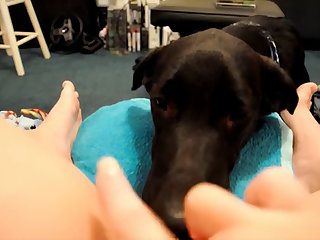 Satisfied That Her Mate Was Cleaned And Sucked