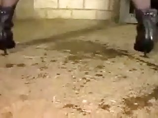 Dog Forces Woman Fuck