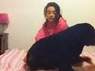 19yr Teen First Fuck With Dog