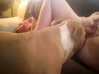 Retard Guy Trying To Fuck His Mom Sister And Dog